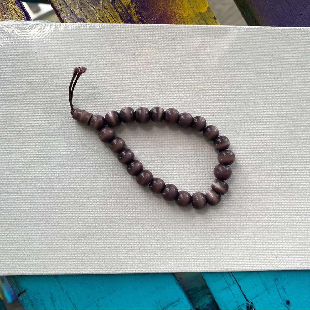 Purple Beaded Bracelet